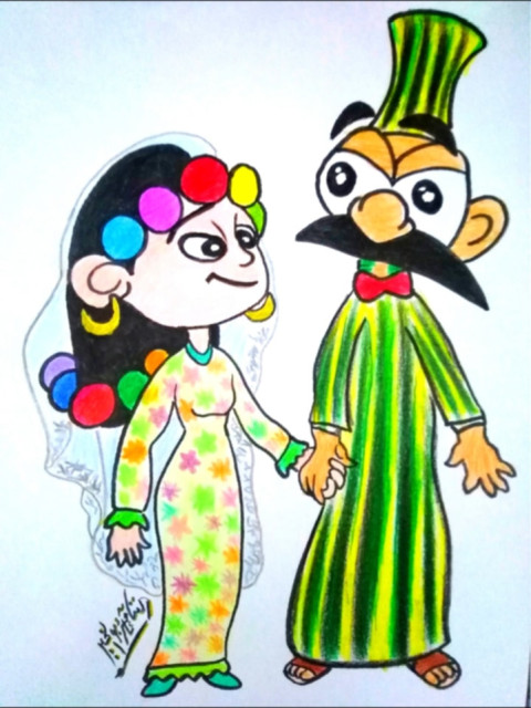 Egyptian cartoon characters