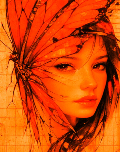 Butterfly and Beauty