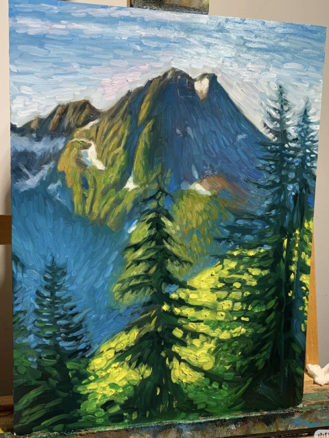 Where the Mountain Touches the Light