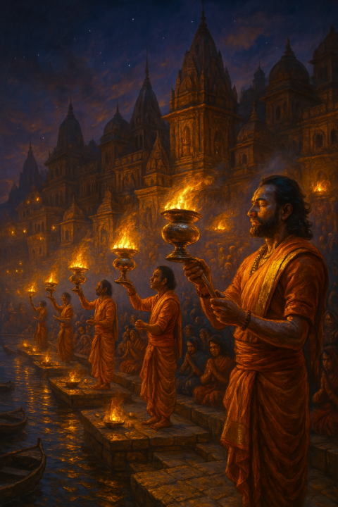 GANGA AARTI  VARANASI