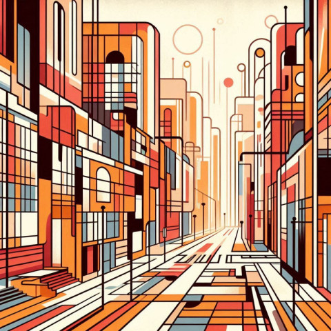 Surreal city