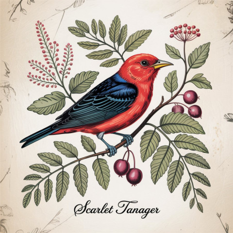 a vintage style scientific illustration