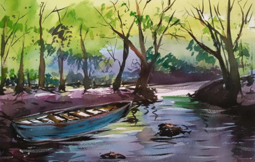 Boat and river