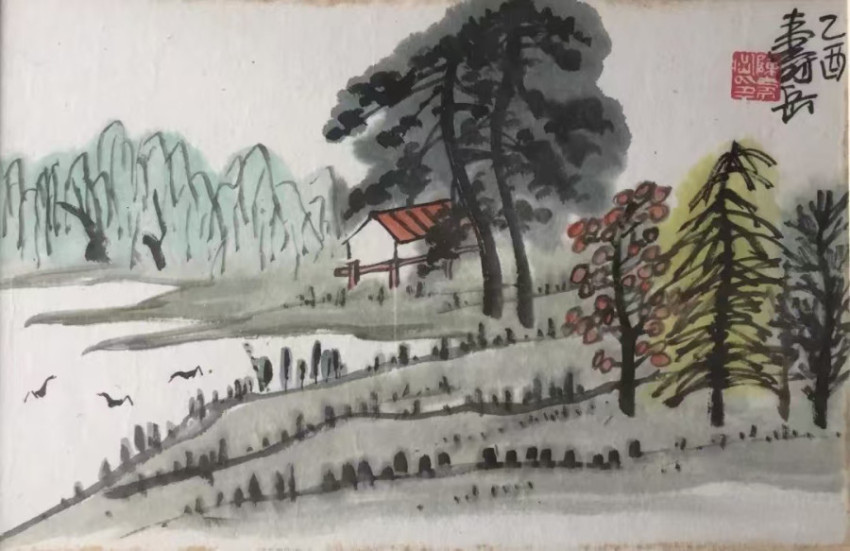 陈寿岳画山水