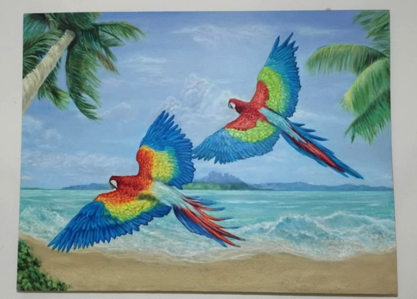 Guacamayas en libertad