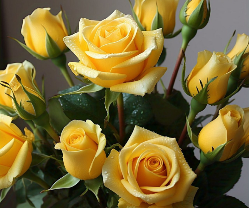 yellow rose