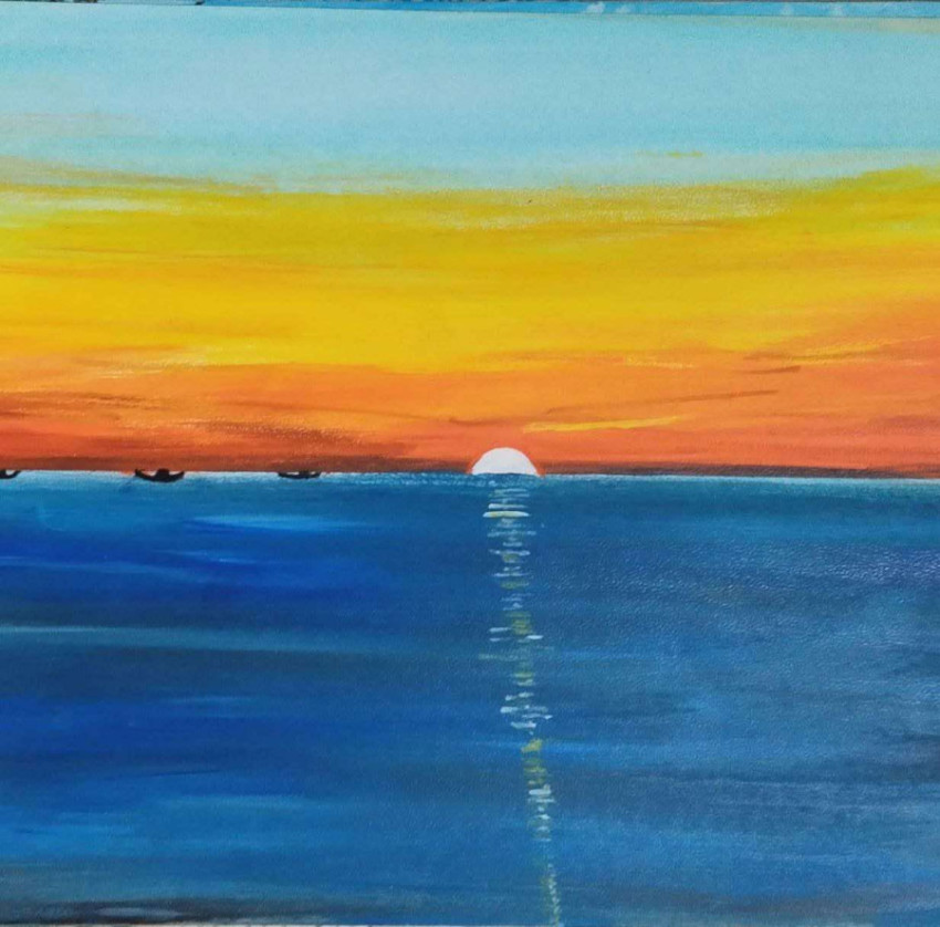 Ocean's Embrace at Dusk