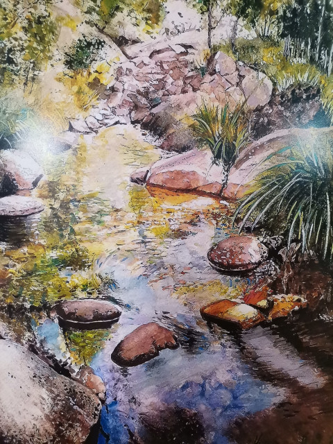 Stones in the water