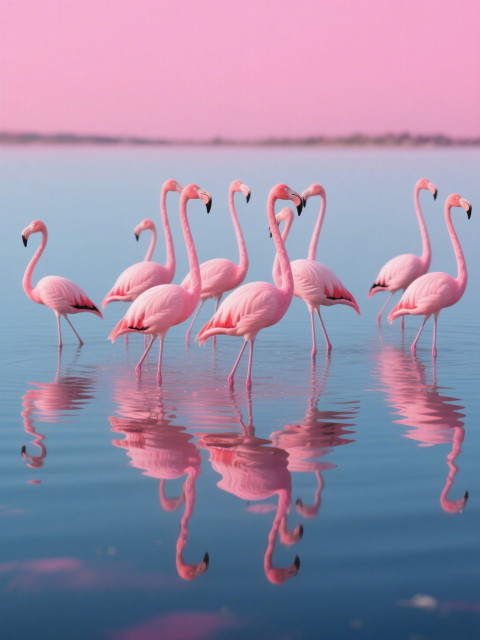 When nature paints with pink.