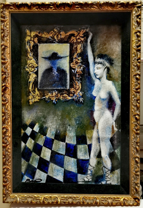 Naked price 26x40 cm Acrylic
