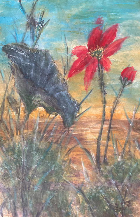 Red Lotus Sunset