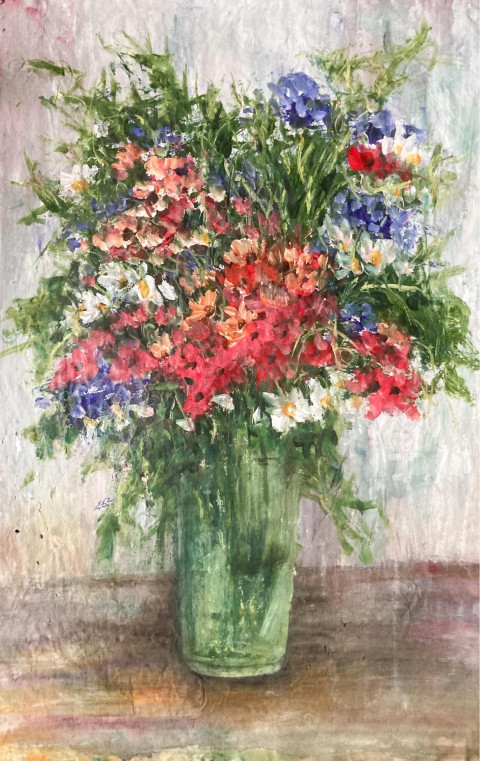 Colorful Vase Flowers