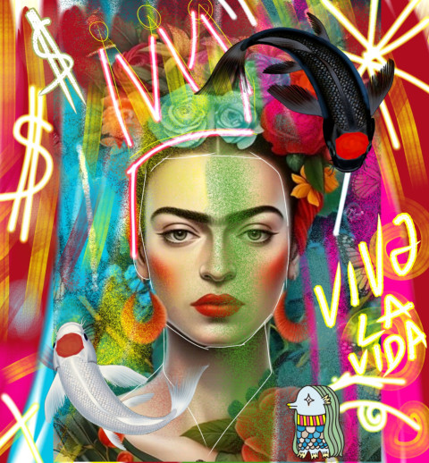 Pop arte Frida